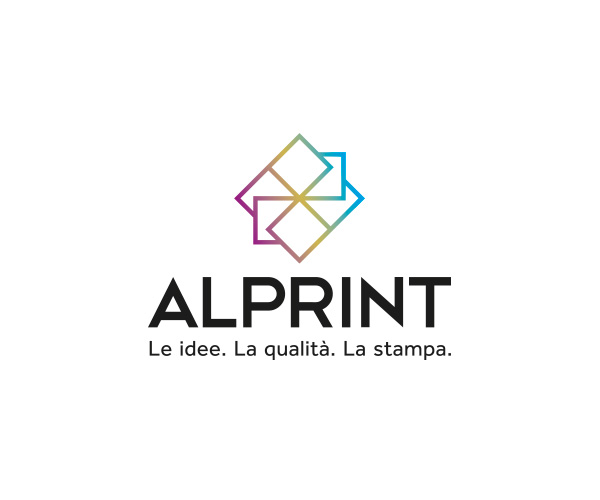 Logo marchio slogan Alprint